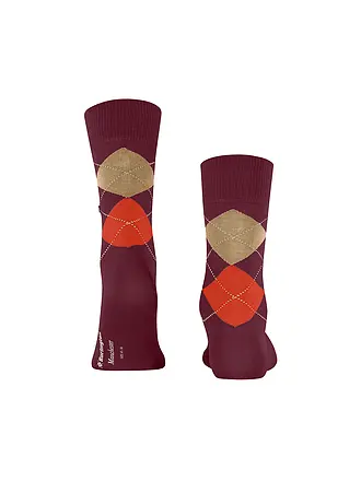 BURLINGTON | Chaussettes homme MANCHESTER 40-46 chocolate | dunkelrot